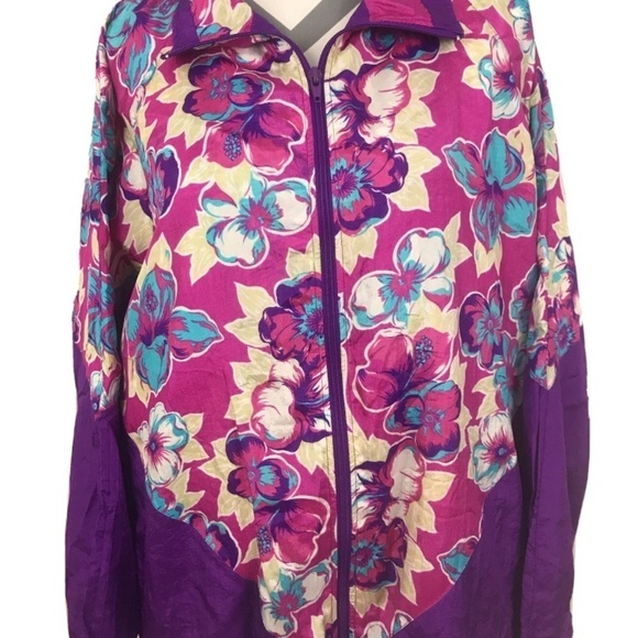 Vintage B.I. Sport Gear 80s/90s Windbreaker - 18W - Picture 2 of 6